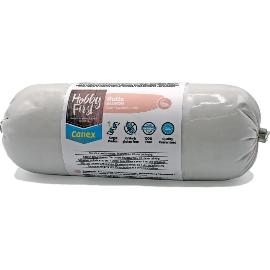 12x HobbyFirst Canex High Protein Roll Zalm 400 gr