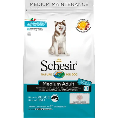 Schesir Hond Dry Maintenance Medium Vis 3 kg