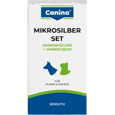 Canina Microzilver Set - Oorspoeling en Vloeistof - 150 ml