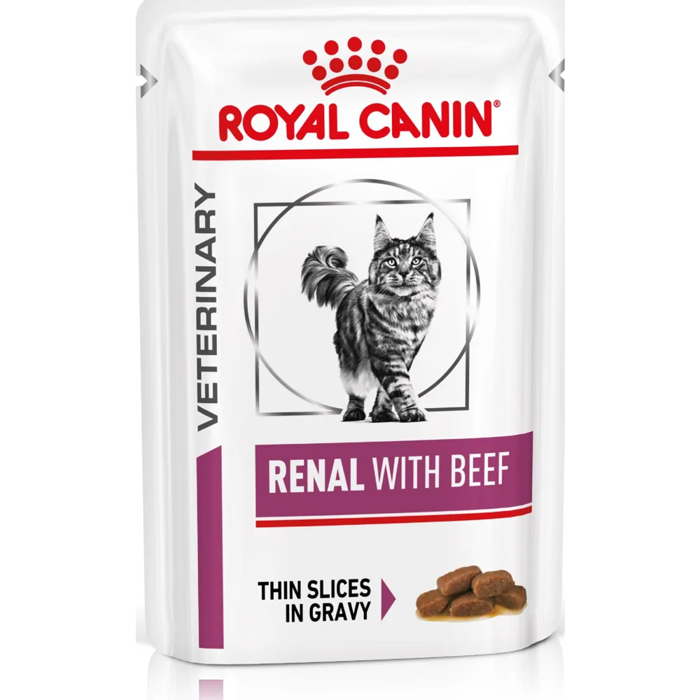 Royal Canin Renal Beef zakjes 48 x 85 gr