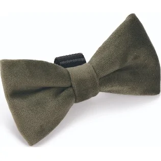 Designed By Lotte hondenstrik Zaza velvet groen 9 x 5 x 1cm