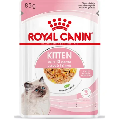Royal Canin Kitten in Jelly natvoer voor kitten zakjes 12x85g