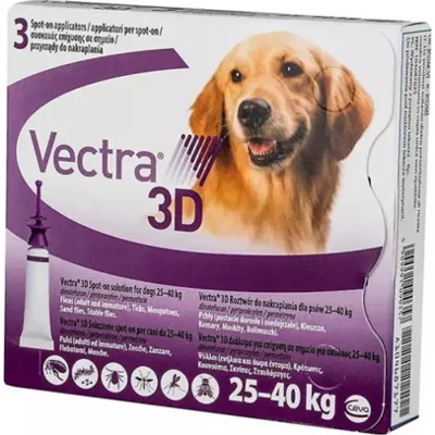 Vectra 3D 3 pipetten voor grote honden (25-40 kg)