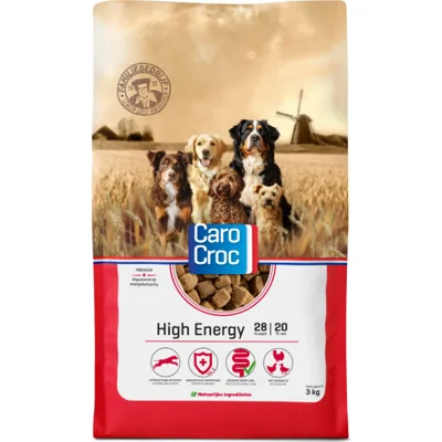 Carocroc 28/20 High Energy hondenvoer 12,5 kg