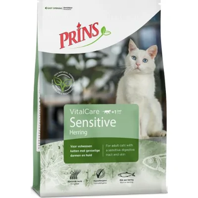 Prins VitalCare Sensitive haring kattenvoer 4 kg