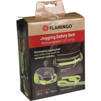 Jogginglijn met heupriem Stoffel fluo geel (118 cm/80-140 cm) Per stuk product name
