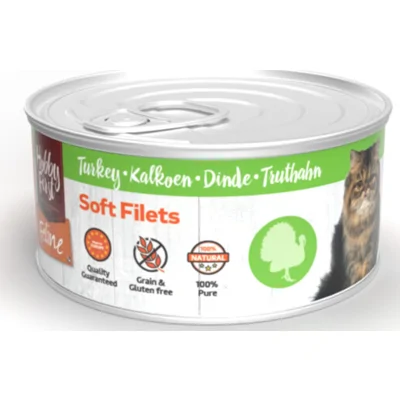 12x HobbyFirst Feline Blik Zachte Filets Kalkoen 70 gr