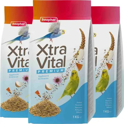 3x Beaphar XtraVital Parkiet 1 kg