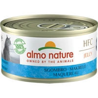 48x Almo Nature HFC Jelly Kattenvoer Nat Makreel 70 gr