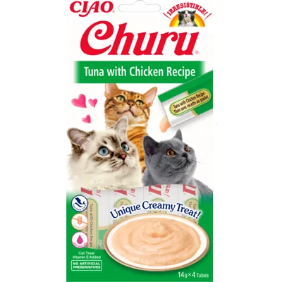 Ciao Kattensnack Churu Tonijn - Kip 60 gr