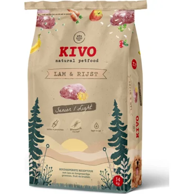 Kivo Lam&Rijst Glutenvrij 4 kg