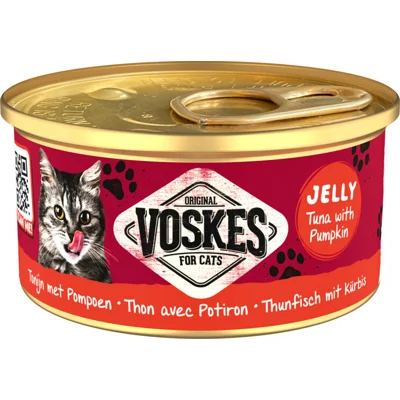 Voskes Kattenvoer Nat Tonijn met Pompoen 85 gr