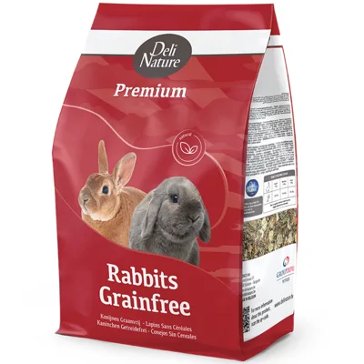 4x Deli Nature Premium Konijnenvoer Graanvrij 3 kg