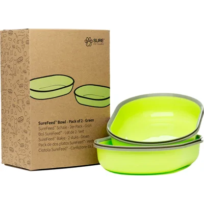 SureFeed Voerbak (2 stuks) - Groen