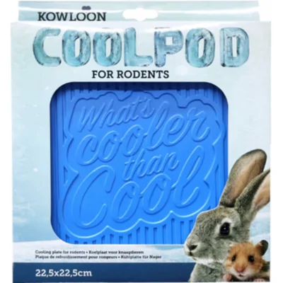 Kowloon Cool Pod Knaagdieren - Blauw - 22,5 x 22,5 cm