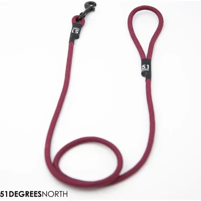 51 Degrees North - Wanderful - Leash - Rope - Burgundy - 120 cm x 8 mm