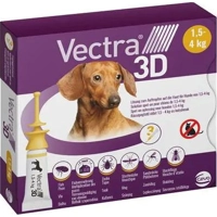 Vectra 3D 3 pipetten voor kleine honden (1,5-4 kg)
