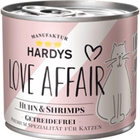 Hardys Love Affair kip met garnalen natvoer kat (blik) 12 x 200 g