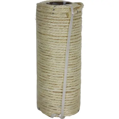 Sisal touw op rol (5 mm - 37,5 meter) Per stuk