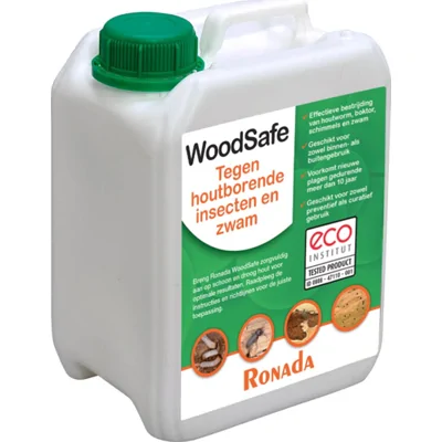 Woodsafe Tegen Houtborende Insecten En Zwam 2,5 Liter - Voldoende voor 25 m² - Geen giftige stoffen - Duurzame bescherming