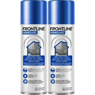 2x Frontline Homegard Anti Vlooien Omgevingsspray 500 ml
