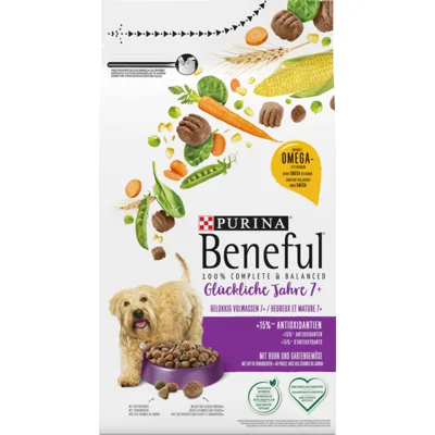 3x Beneful Gelukkig Volwassen Kip - Groenten 1,4 kg