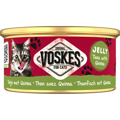 Voskes Kattenvoer Nat Tonijn met Quinoa 85 gr