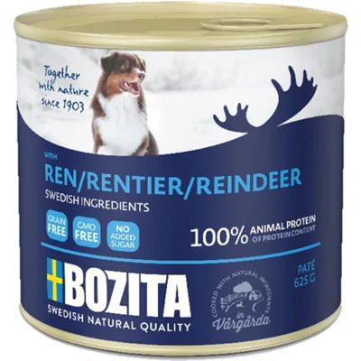 Bozita Paté Hond - Rendier - 6 x 625 gr