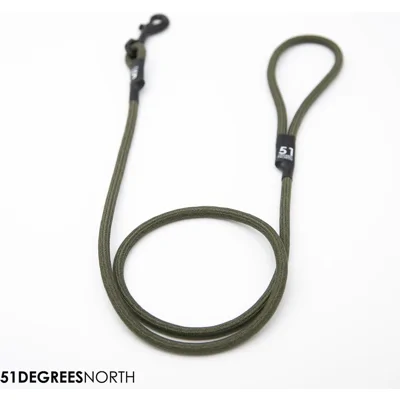 51 Degrees North - Wanderful - Leash - Rope - Khaki - 120 cm x 12,5 mm