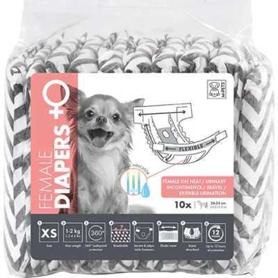 M-Pets Hondenluiers Teefje - XS - 10 stuks