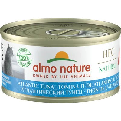 Almo Nature HFC Natural Atlantische tonijn natvoer kat (70 g) 12 x 70 g