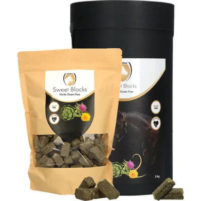 Excellent Horse Sweet Blocks Grain-Free - Kruiden - 1 kg