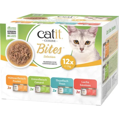 Catit Cuisine Bites Selection - 12 x 75 g
