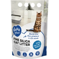 Premium fijne silica kattenbakvulling Wit 0,5-1,5mm - 5L - 2kg