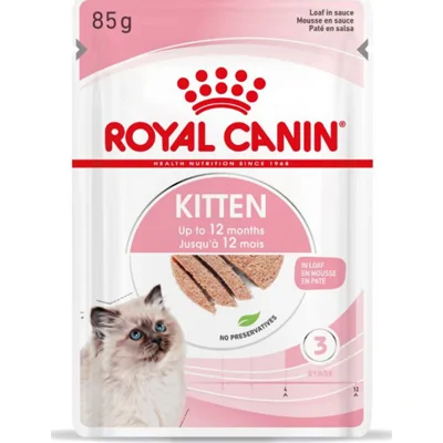 Royal Canin kitten natvoer voor kitten loaf 12x85gr