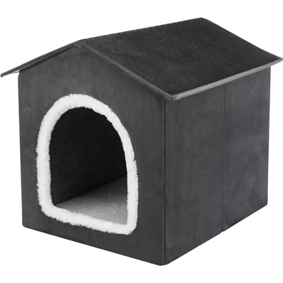 Trixie hondenmand / kattenmand huis livia grijs / wit 50x50x54 cm