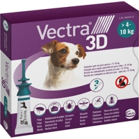 Vectra 3D 3 pipetten voor kleinere honden (4-10 kg)
