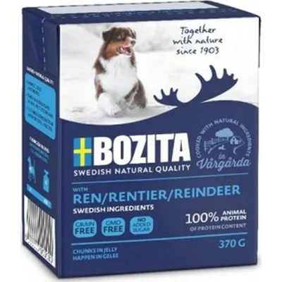 Bozita Naturals met rendier natvoer hond 12 x 370 g