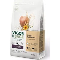 Vigor&Sage Kattenvoer Well-Being Ginseng 400 gr