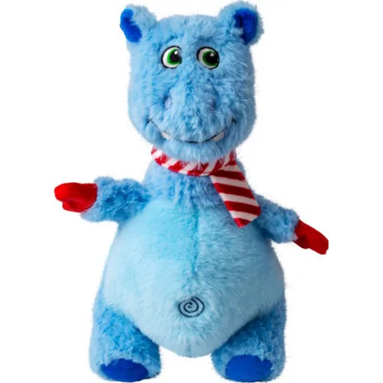 Kong Holiday Knots Belly Hippo Blauw hondenspeelgoed