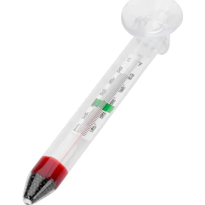 Aqua Della Glas Thermometer met Zuiger