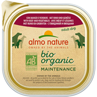 Almo Nature Dailymenu bio pate hond Rund en groenten 300gr
