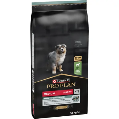 Pro Plan Medium Puppy Sensitive Digestion Lam 12kg