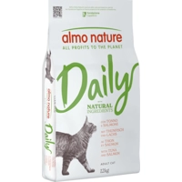 Almo Nature Daily met tonijn en zalm kattenvoer 12 kg