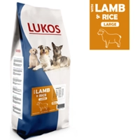 Lukos Adult Large met lam & rijst - premium hondenvoer 12 kg