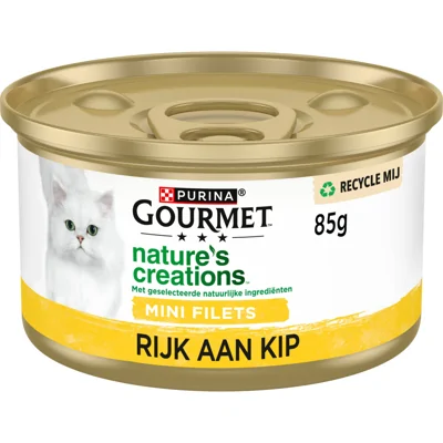 24x Gourmet Nature's Creations Blik Tomaat - Spinazie 85 gr