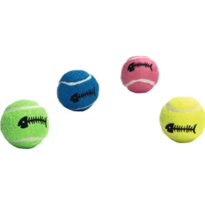 Beeztees Tennisbal met Belletje - 2 stuks