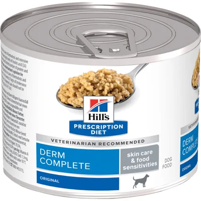 Hill's Derm Complete Natvoer - Prescription Diet - Canine - 12x200 g