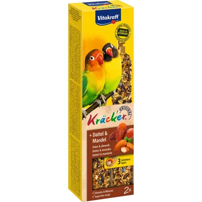 Vitakraft Kräcker Original Agapornis - Dadel & Amandel