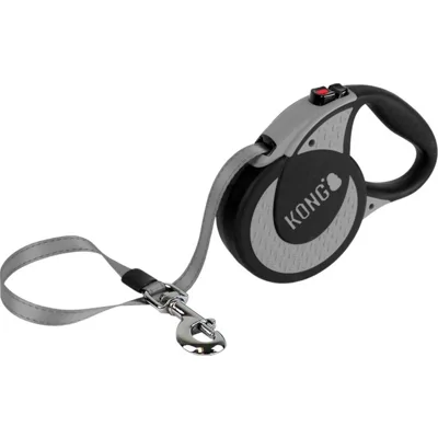 KONG Retractable Leash Ultimate - Grijs